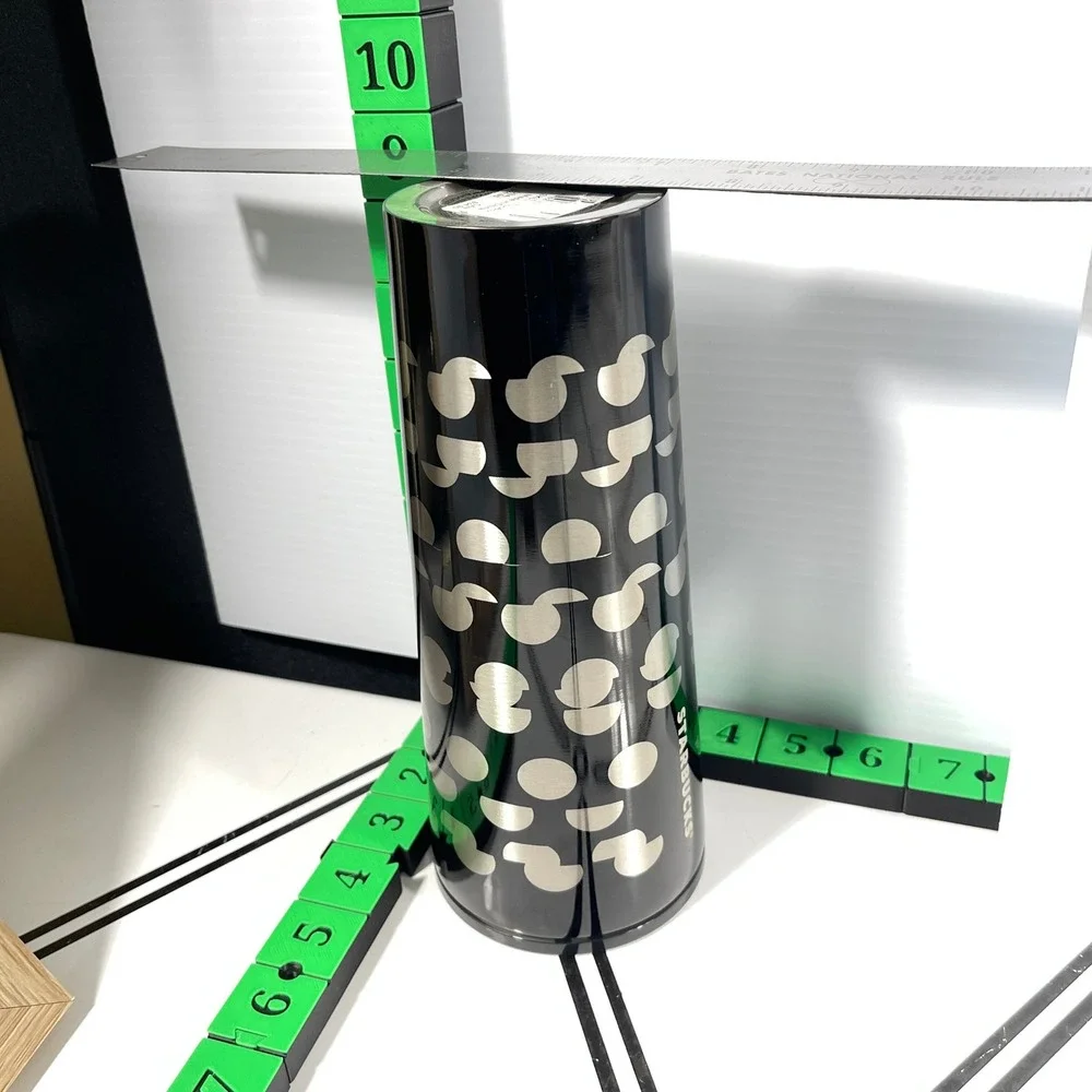 Starbucks Black Silver Geometric Stainless‎ Steel Cold Cup Tumbler 11000682